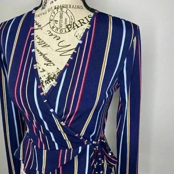 BCBGeneration Wrap Side Tie Top - Picture 4 of 5